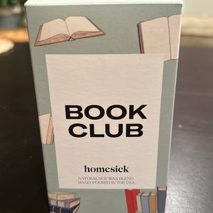 Homesick - Book Club candle NEW